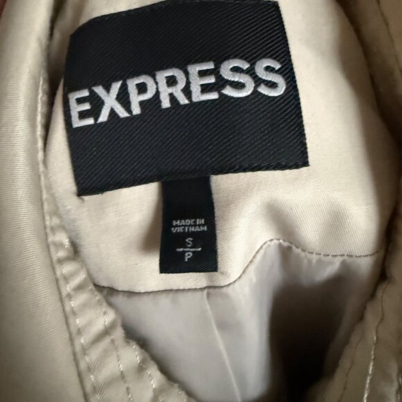 Express Womens Trench Coat Size S - Picture 5 of 6